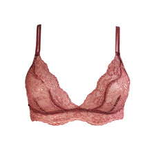 Load image into Gallery viewer, Fantasia Lace Bralette in Bellini Pink.