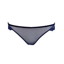 Load image into Gallery viewer, Mezzanotte Lace Cheeky Panty in Venetian Blue.