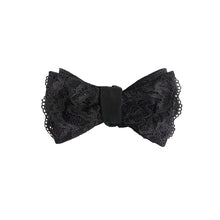 Load image into Gallery viewer, Duchess Bow Tie in Black Sand.