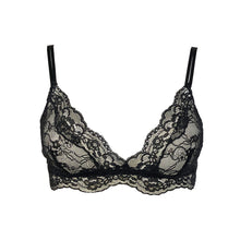 Load image into Gallery viewer, Fantasia Lace Bralette in Black Sand.