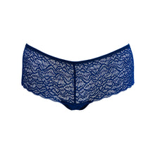 Load image into Gallery viewer, Duchess lace hipster panty in Venetian Blue.
