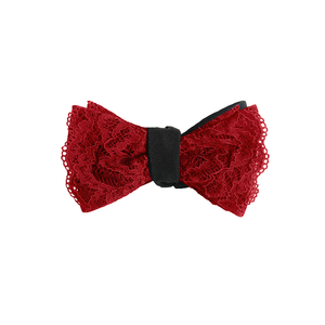 Duchess Bow Tie in Passion Red.