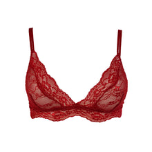 Load image into Gallery viewer, Fantasia Lace Bralette in Passion Red.