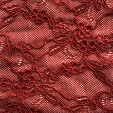 Load image into Gallery viewer, Passion Red lace swatch for Fantasia lace.